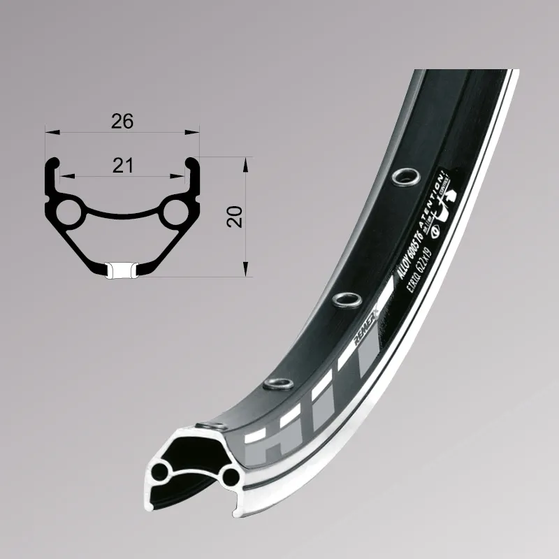 Обід Remerx HIT 21 RX 4521, 27,5'', 584x21, 36 отв., AV, пістонований, чорний анодований, V-Br, CNC