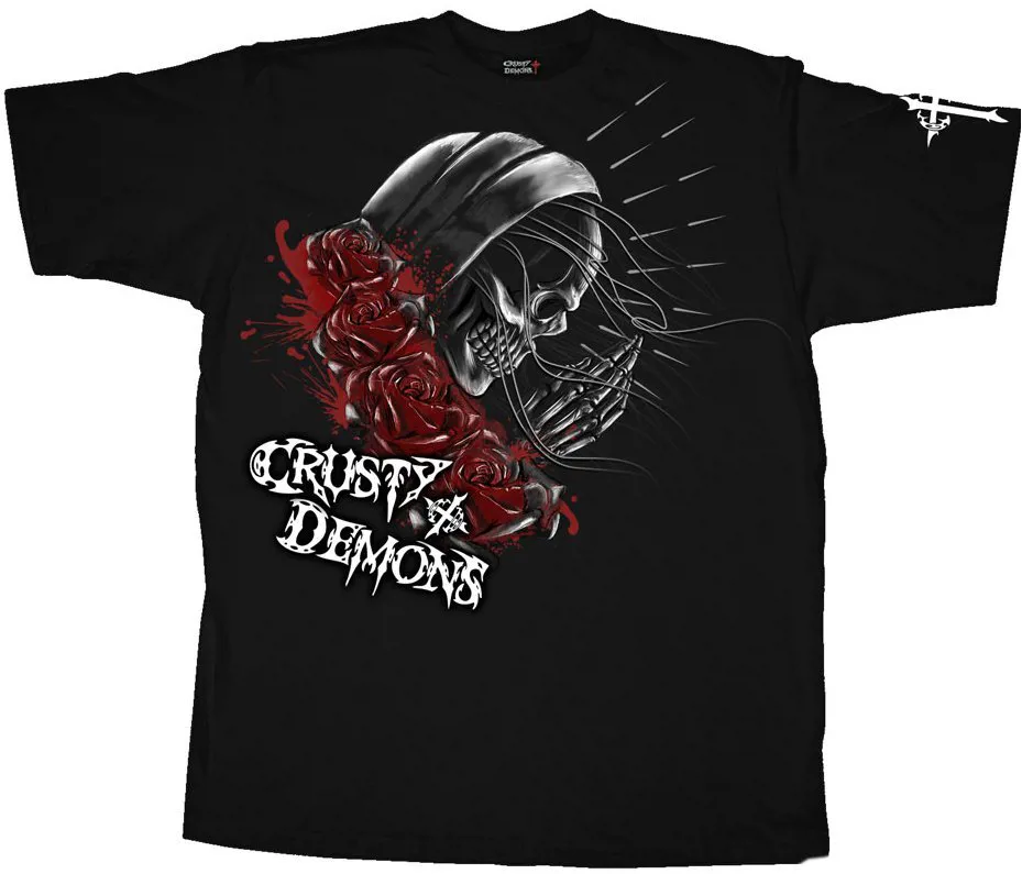 Футболка Crusty Pray Skull Tee [Black], L