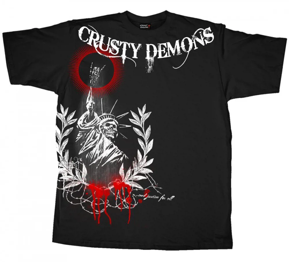 Футболка Crusty Liberty Tee [Black], L