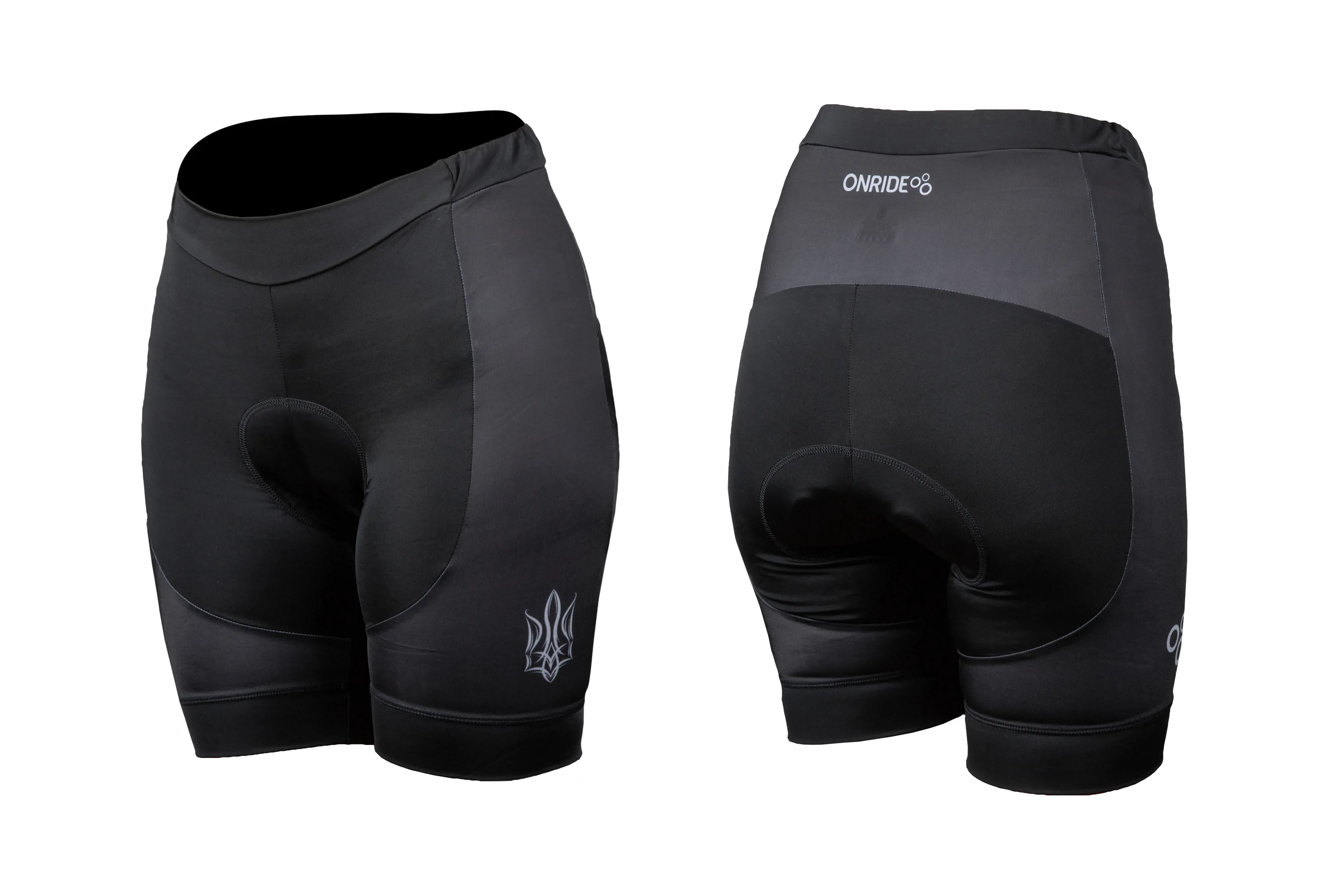 Велотруси без лямок жіночі ONRIDE Cuddle чорні розмір L 